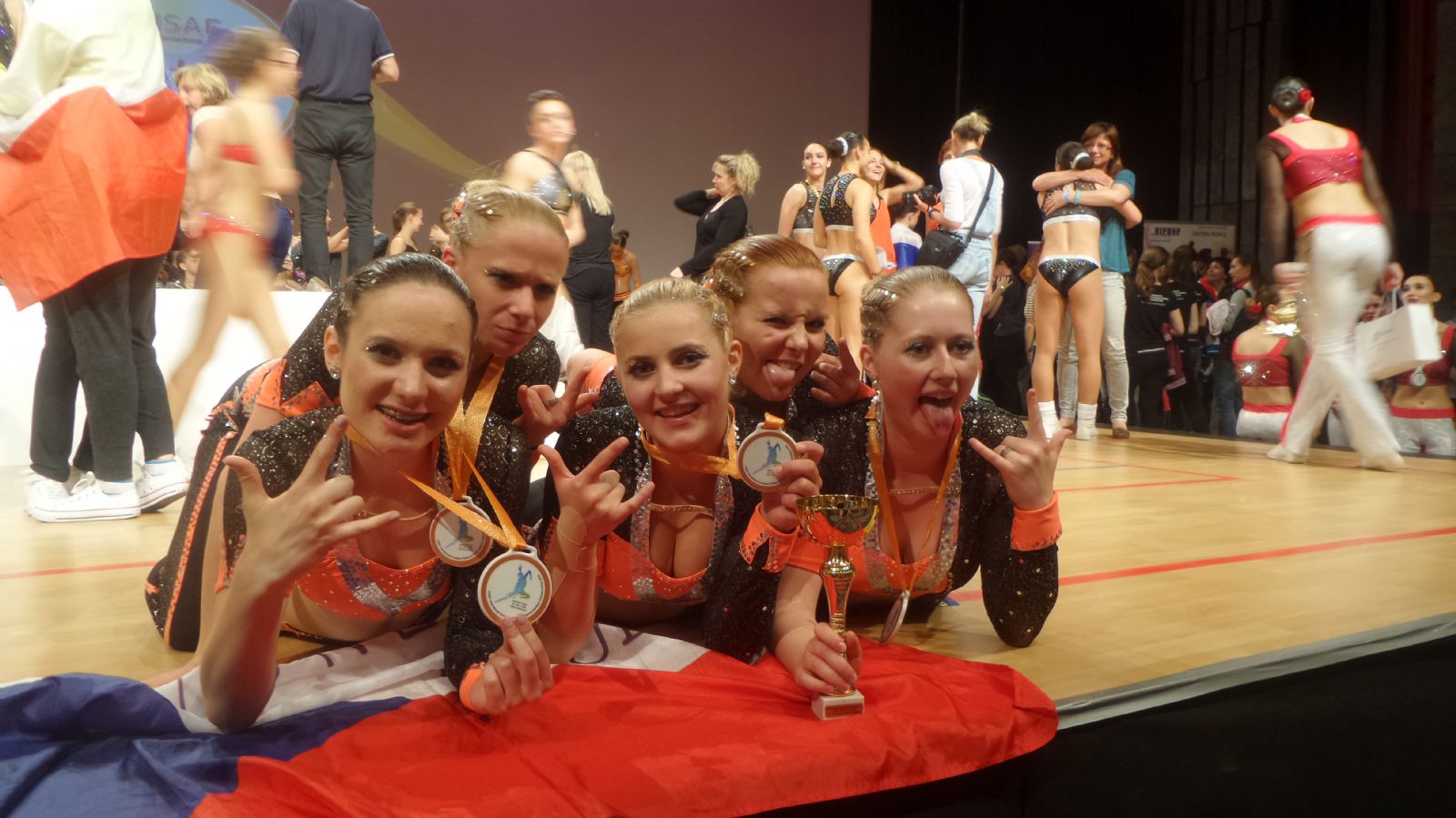 Brod zářil na Mistrovství Evropy ve sportovním aerobiku a fitness týmech