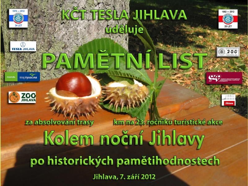 obrázek: Kolem noční Jihlavy po historických pamětihodnostech