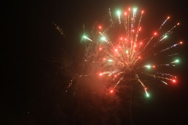 obrázek: Novoroční ohňostroj v Jaroměřicích nad Rokytnou