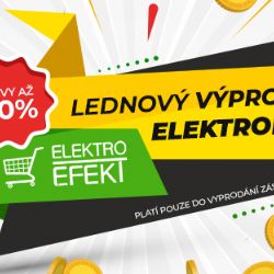 Nepropásněte lednový výprodej elektroniky v Elektro Efektu!