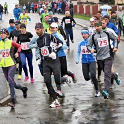 Běh Chotěbořskem doprovázelo chladné počasí