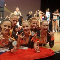 Brod zářil na Mistrovství Evropy ve sportovním aerobiku a fitness týmech