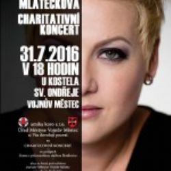 Charitativní koncert Elišky Mlatečkové ve Vojnově Městci