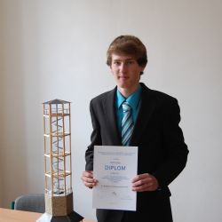 Další úspěch studenta brodské stavební školy
