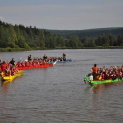 Dračí lodě v Telči