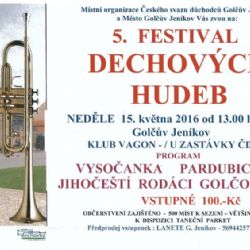Festival Dechových hudeb v Golčově Jeníkově