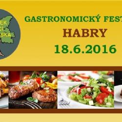 Gastronomický festival Habry 2016
