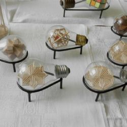 Hlavolamy a modely v knihovně v Okříškách