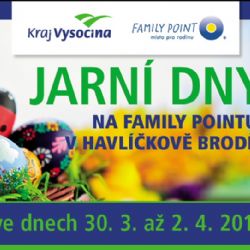 Jarní dni na Family Pointech na Vysočině