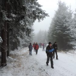 Javořici na Silvestra zdolaly tisíce příznivců turistiky
