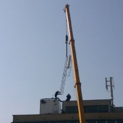 Jeřáb v Brodě převyšoval budovy