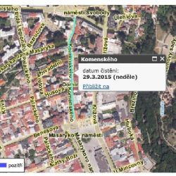 Jihlava - Klikněte si do mapy, kdy se bude uklízet ve vaší ulici
