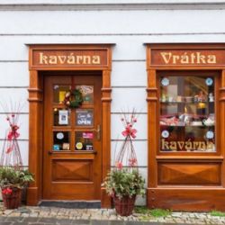 Kavárna Vrátka v prosinci