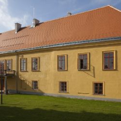 Koncert harfy a violy v Lannerově domě v Telči