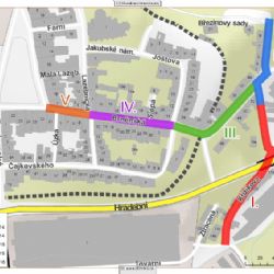 Konec tankodromu v Brněnské ulici v Jihlavě se blíží