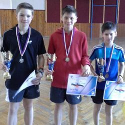 Krajskými přeborníky mladšího žactva Jadrný a Janáčková