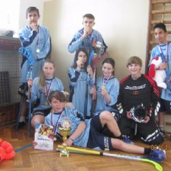 Mladí florbalisté z Nové Vsi u Chotěboře skončili první