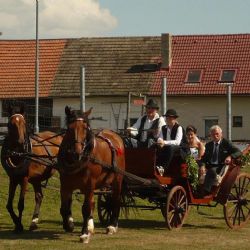 Myslivecká svatba se vydařila