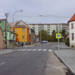 Na Velkomeziříčské ulici v Třebíči vznikl nový přechod