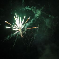 Novoroční ohňostroj v Jaroměřicích nad Rokytnou