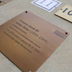 Pamětní deska odpůrci fašismu v Jihlavě