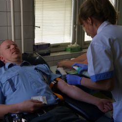 Pelhřimovští policisté vstoupili do registru dárců kostní dřeně