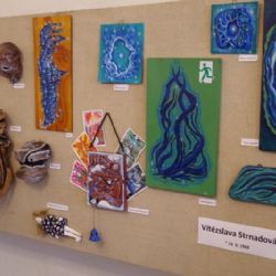 Pět Strnadů na výstavě v Moravských Budějovicích