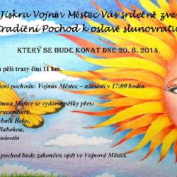 Pochod k oslavě slunovratu ve Vojnově Městci