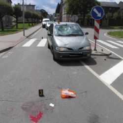 Policisté hledají svědky nehody v Humpolci