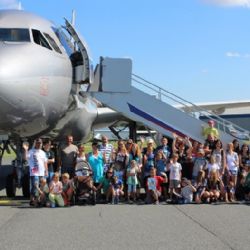 Přibyslavští na návštěvě letecké základny v pražských Kbelích