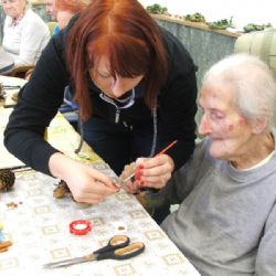 Projekt studentky oboru sociální práce v Domově pro seniory ve Velkém Meziříčí