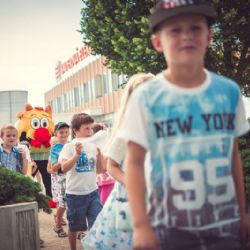 Prvňáci z hrotovické školy pro vysvědčení v Infocentru dukovanské elektrárny