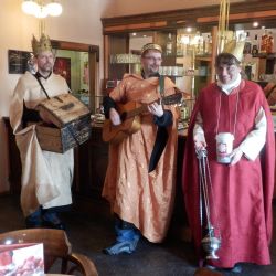 Ředitelská tříkrálová koleda v centru Brodu