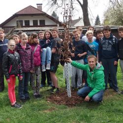 Školáci daly humpoleckému parku novou tvář