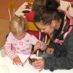 Skřítek podzimníček v Mateřské škole ve Stránecké Zhoři