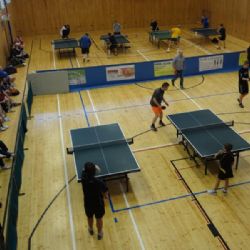 Stolní tenisté hráli o titul přeborníka města Velkého Meziříčí