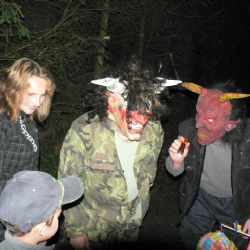 Strašidelná stezka v Mírovce