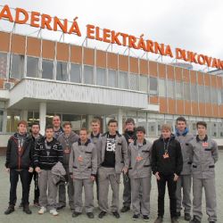 Středoškoláci na praxi v dukovanské elektrárně