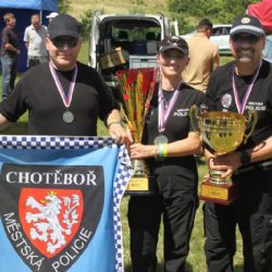 Střelecký tým Městské policie Chotěboř obhájil třetí místo v Mikulově