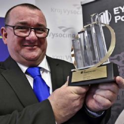 Titul EY Podnikatel roku 2015 Kraje Vysočina pro Rudolfa Penna