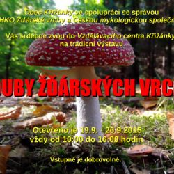 Tradiční výstavu hub v Křižánkách