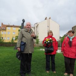 Turisté uctili památku Gustava Mahlera