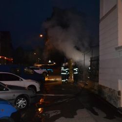 V Brodě shořel v úterý prodejní stánek za Sokolským domem