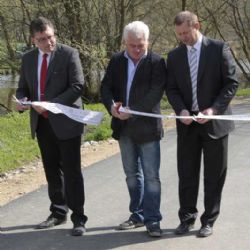 V Ledči otevřeli cyklostesku Ledeč – Podháj