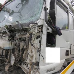 V Lukách nad Jihlavou se srazil rychlík s nákladním autem