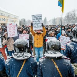 V partnerském Užhorodě je klidněji než v hlavním městě