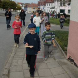 Velikonoční hrkání v Hrotovicích