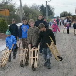 Velikonoční hrkání v Okřešicích