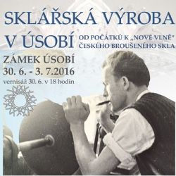 Výstava v úsobském zámku přibližuje historii sklářství