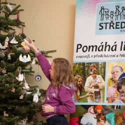 Zdobení vánočních stromků v  Třebíči